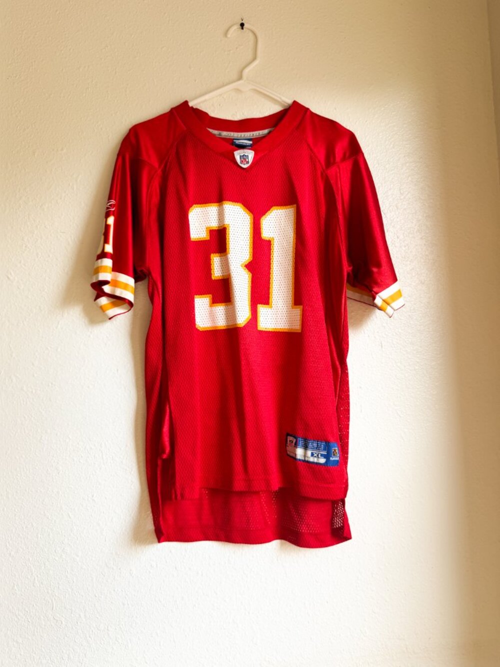 Vintage Kansas City Chiefs Priest Holmes Reebok Youth XL Jersey